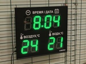 Табло для бассейнов