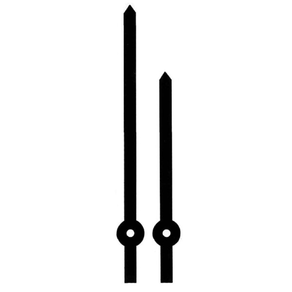 Стрелки №010 black (103/80), чёрные, металл
