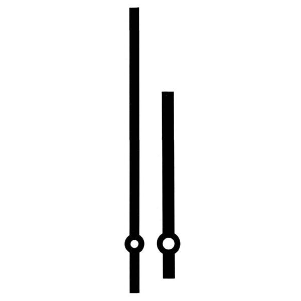 Стрелки №015 black (145/113), чёрные, металл