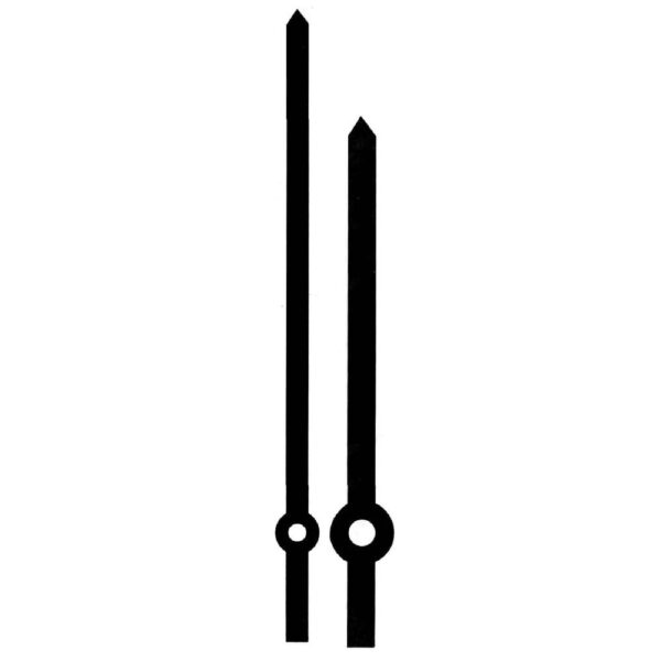 Стрелки №031 black (132/98), черные, металл