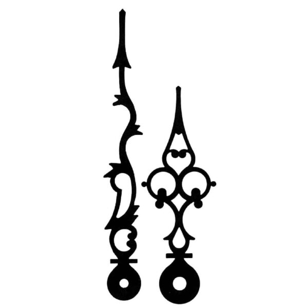Стрелки №041 black (70/47), чёрные, металл