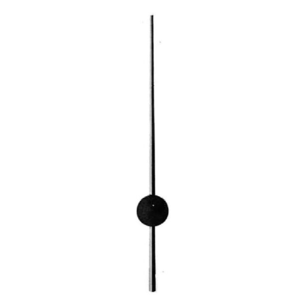 Секундная стрелка 30-6571-0020 black (60), черная, пластик