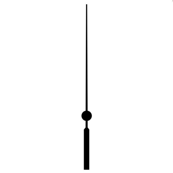 СЕКУНДНАЯ СТРЕЛКА *SEC. 90 BLACK(90мм), черная, МЕТАЛЛ